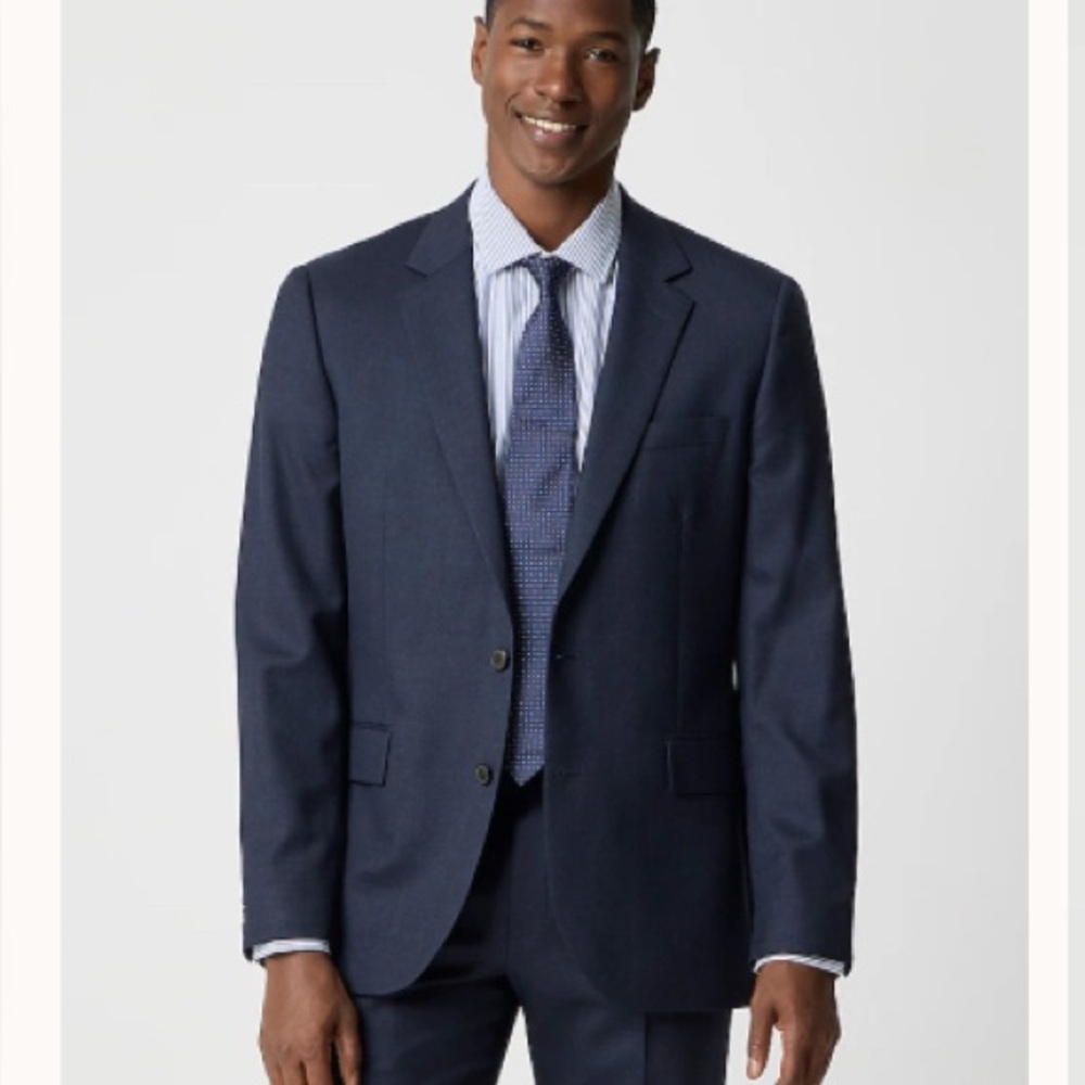 J. Crew Men's Thompson Slim Fit Suit Jacket Blue 42L